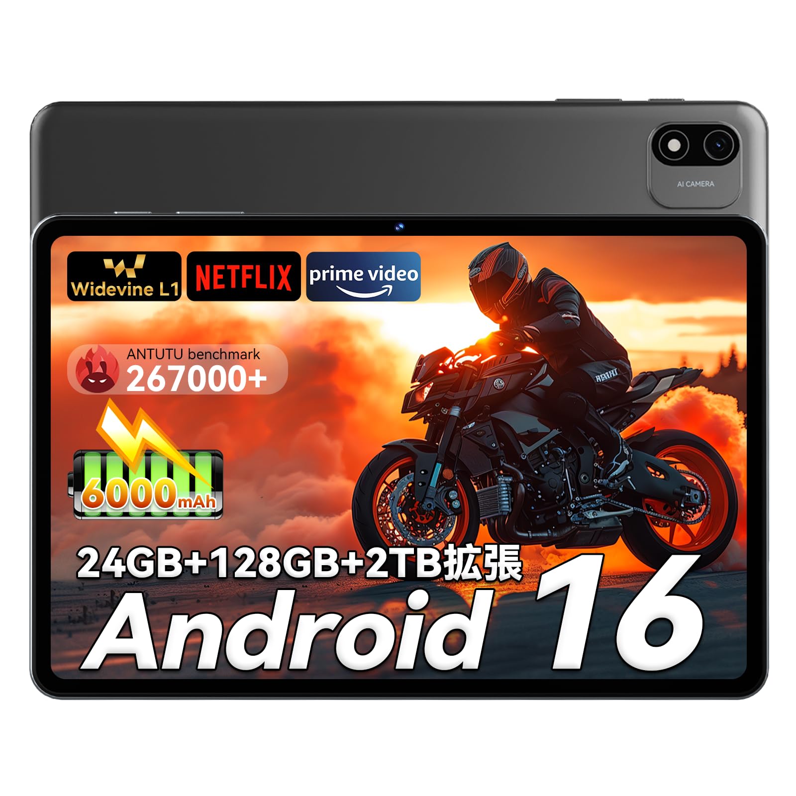 タブレット❣️Android 16 10.1インチ Wi-Fiモデル 付属品付き Amazon.co.jp: Android 16 タブレット 10インチ Wi-Fiモデル Headwolf
